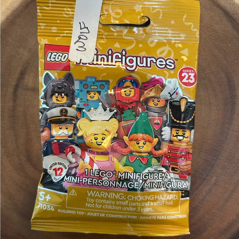 Lego series 23, sealed Minifigure, possibly the wolf